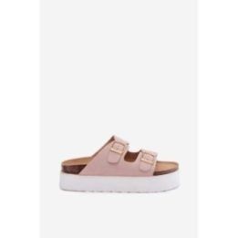 Platforminės basutės su dirželiais Wrangler Dirty Pink