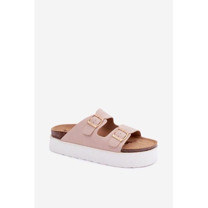 Platforminės basutės su dirželiais Wrangler Dirty Pink
