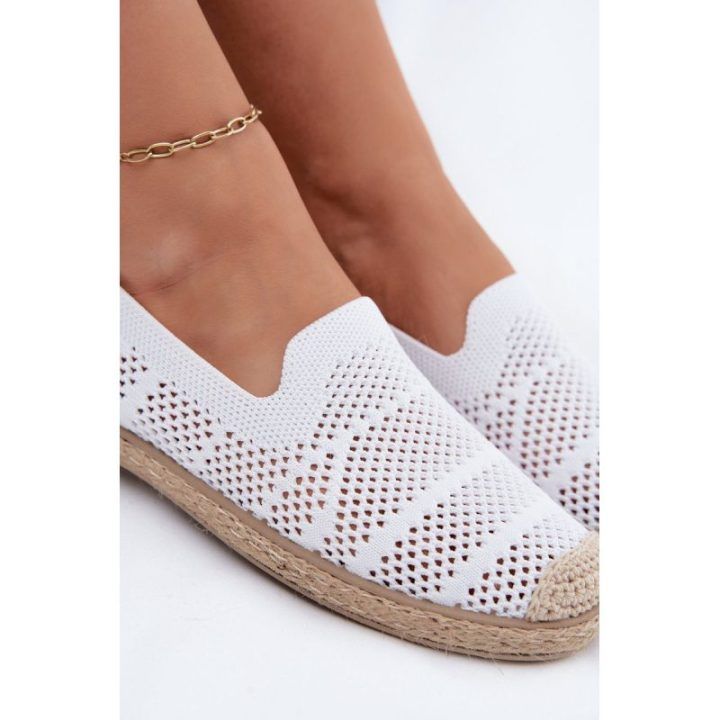 Baltos espadrilės Candessa Boto