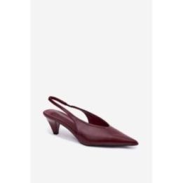 Bordo spalvos aukštakulniai bateliai Step in style