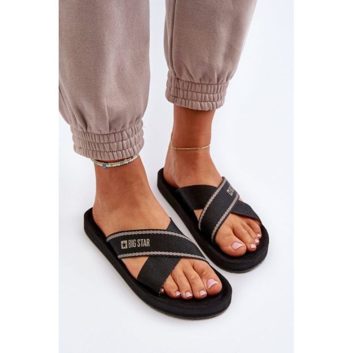 Šlepetės Big Star Step In Style – juoda