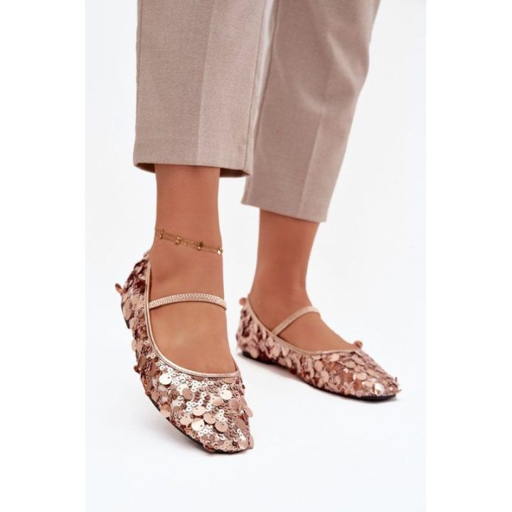 Balerinos su blizgučiais ir dirželiu Step in style
