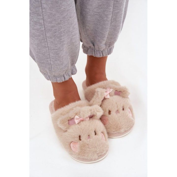 Moteriškos šlepetės su zuikio dekoru Step in style