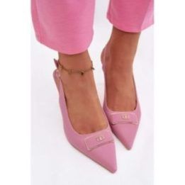 Rožiniai aukštakulniai bateliai Step in style