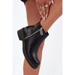 Juodi aulinukai su užtrauktuku Step in style