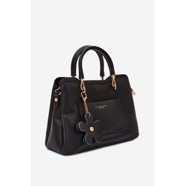 Juoda rankinė su užtrauktuku Step in style