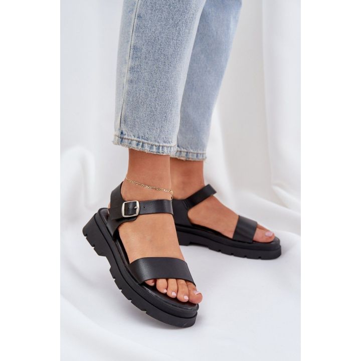 Juodos basutės su platforma Step in style