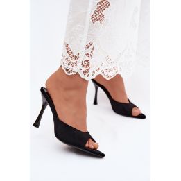 Zomšos imitacijos basutės su kulnu Step in style