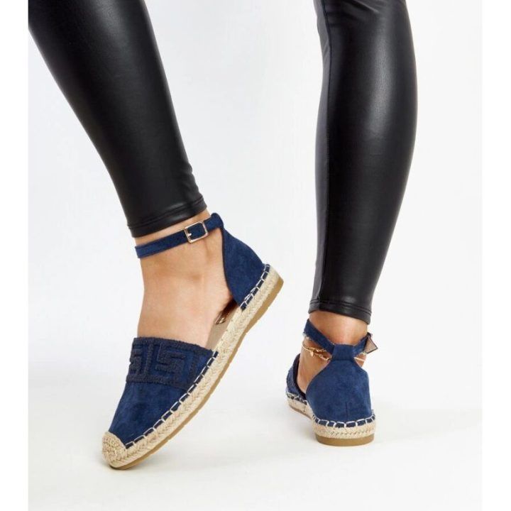 Moteriškos mėlynos espadrilės Sonja