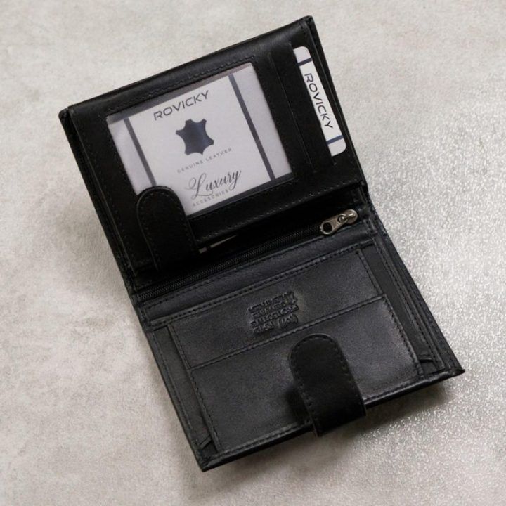 Vyriška natūralios odos RFID piniginė Wild