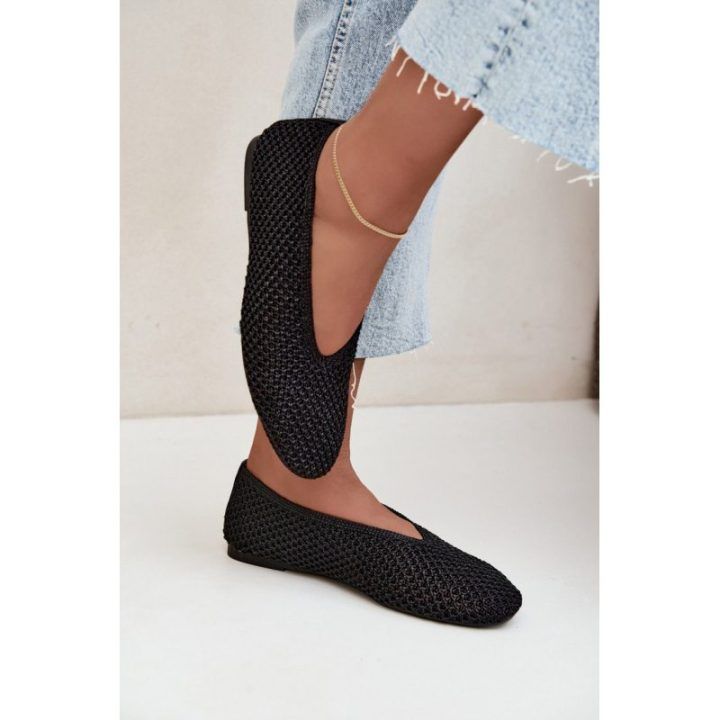 Juodos balerinos Step in style