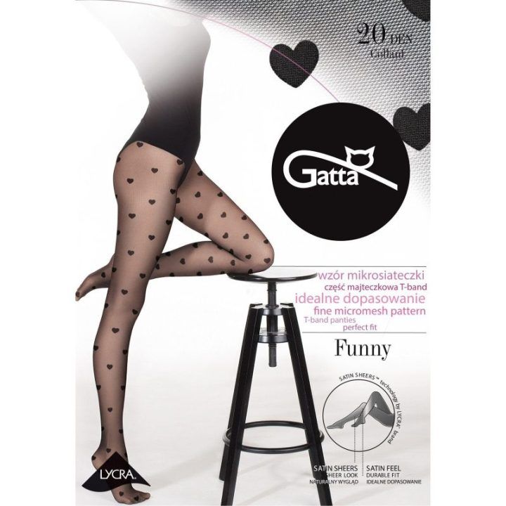 Pėdkelnės juokinga 08 Gatta – juoda