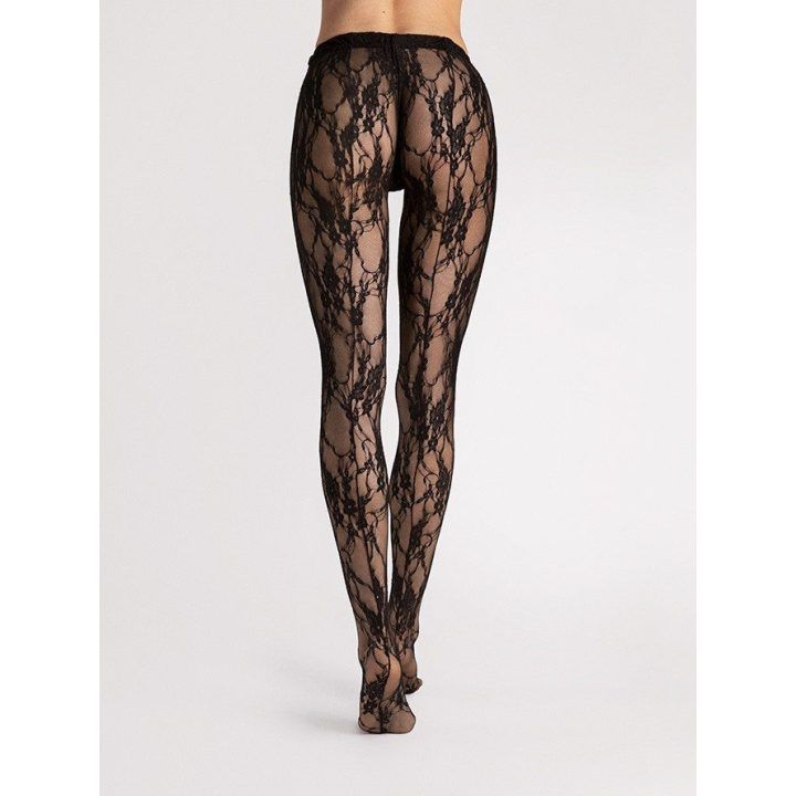 Tamprės Donatella Black Fiore – juoda
