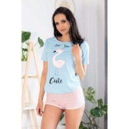 Miela Flamant pižama Livco Corsetti – mėlyna / rožinė