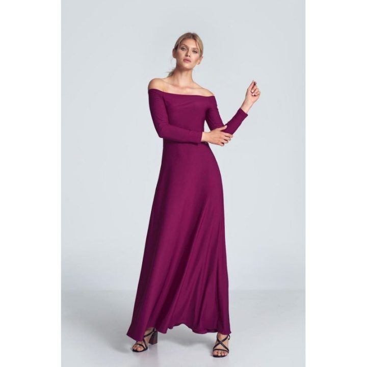 Ilga suknelė Figl – violetinė