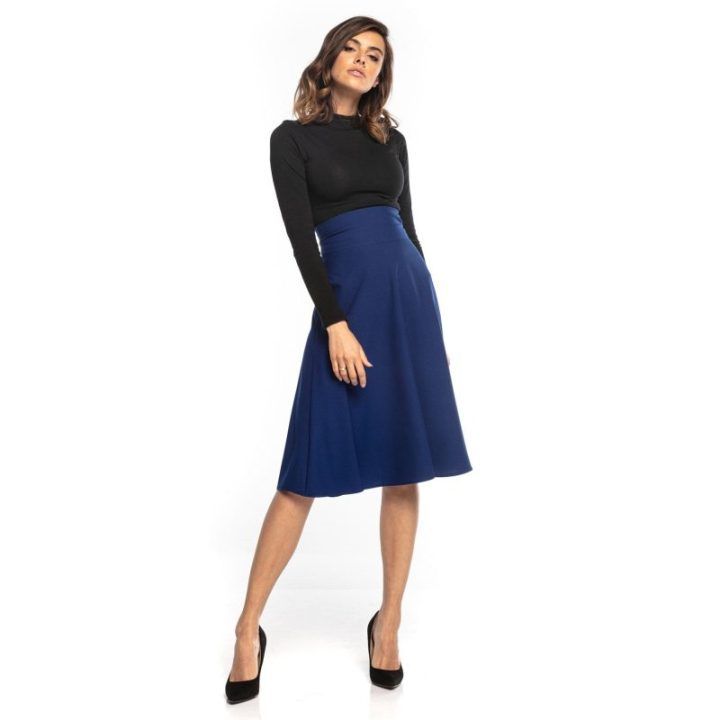 Skirt Tessita – tamsiai mėlyna