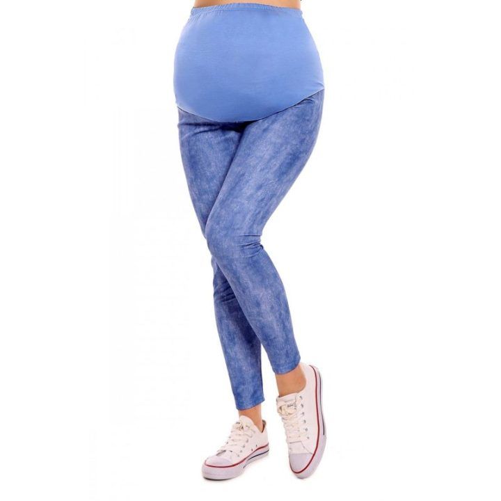 Maternity Kelnės PeeKaBoo – mėlyna