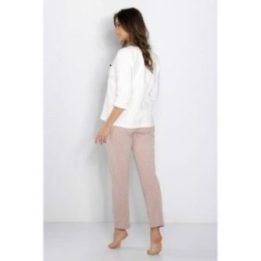 Pižama Eliza Ecru-Powder Pink