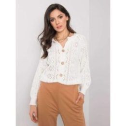 Sweter ecru – kreminė