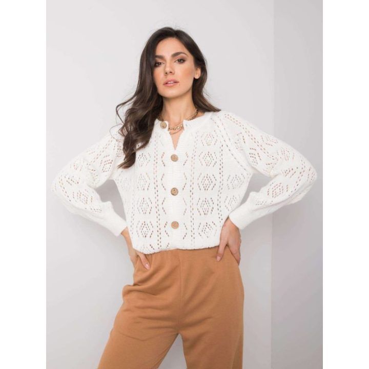 Sweter ecru – kreminė