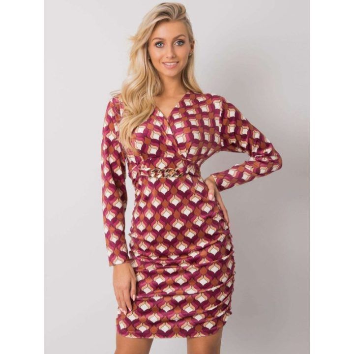 Suknelė tamsiai rožinė
