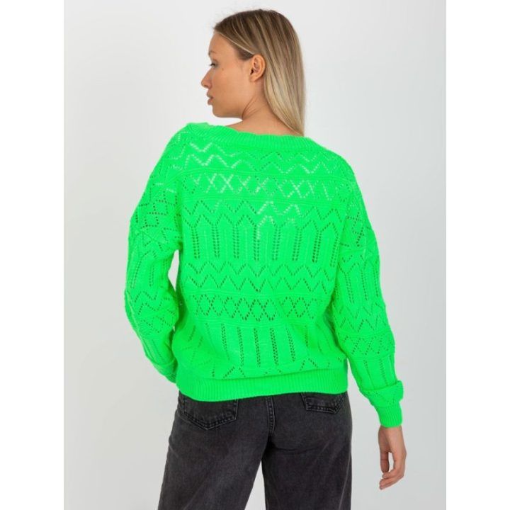 Fluo žalios spalvos megztinis