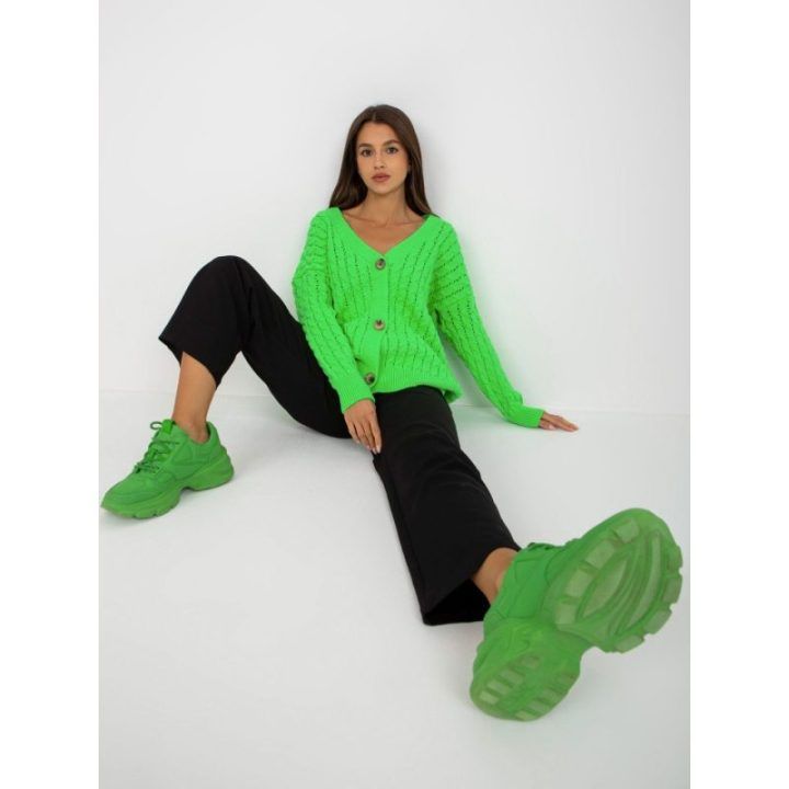 Megztinis fluo žalias