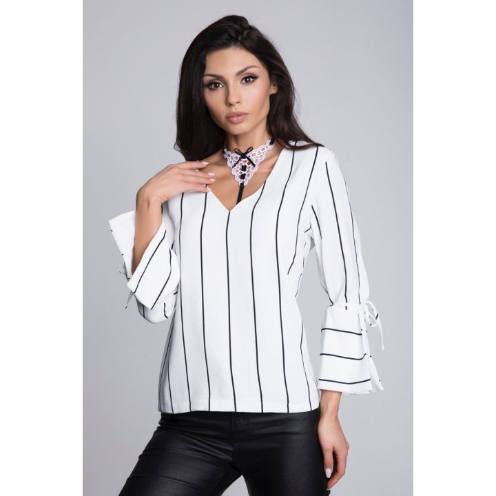 Lady Boss Collet Balta petnešėlė