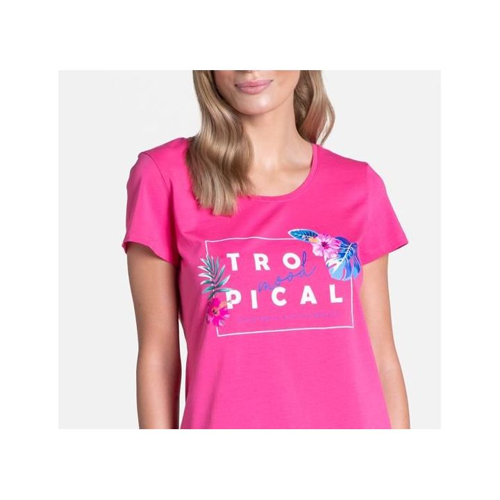 pižama Tropicana Rožinė