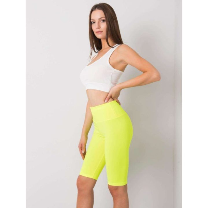 Kojinės fluo geltonos spalvos