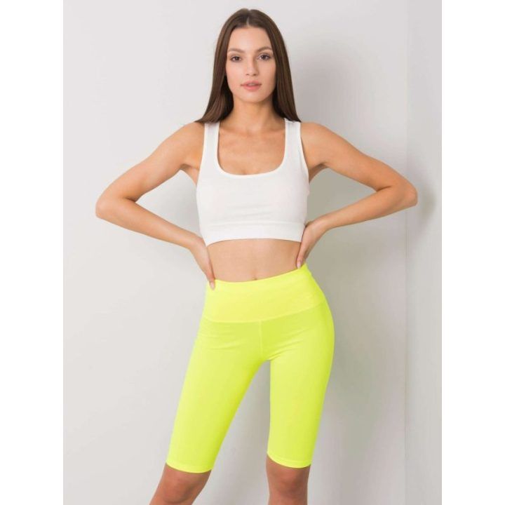 Kojinės fluo geltonos spalvos
