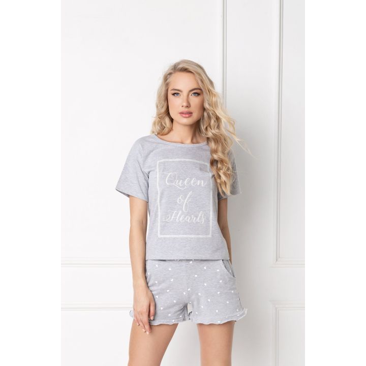 Piżama Hearty Short Gray