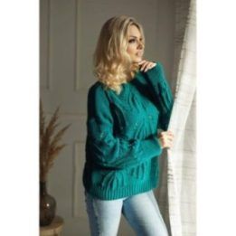 Megztinis PeeKaBoo – žalia