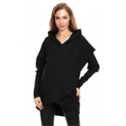 Megztinis nėštukėms PeeKaBoo – juoda
