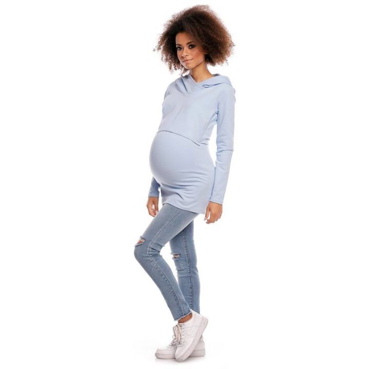 Megztinis nėštukėms PeeKaBoo – mėlyna