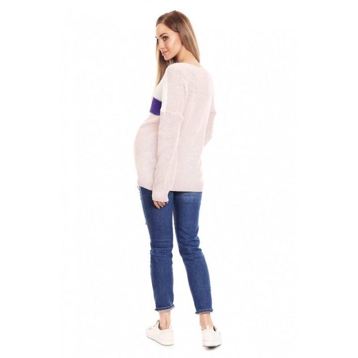 Nėštumo megztinis PeeKaBoo – įvairiaspalvė