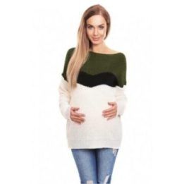 Nėštumo megztinis PeeKaBoo – įvairiaspalvė
