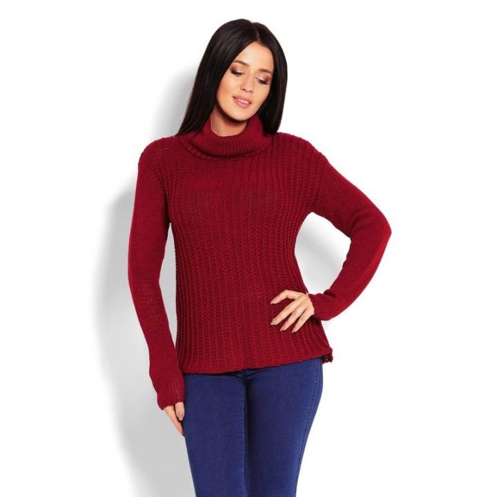 Megztinis PeeKaBoo – raudona