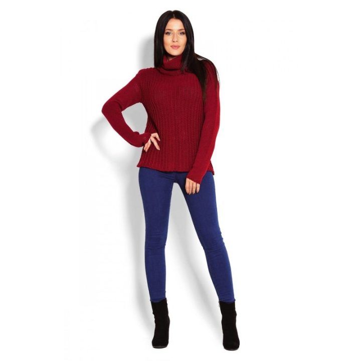 Megztinis PeeKaBoo – raudona