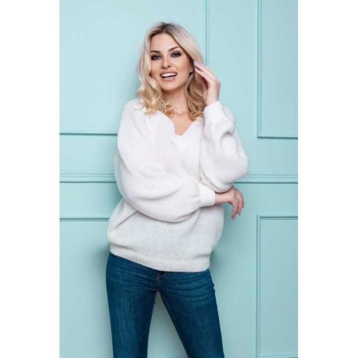 Megztinis PeeKaBoo – smėlinė