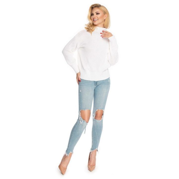 Megztinis PeeKaBoo – smėlinė