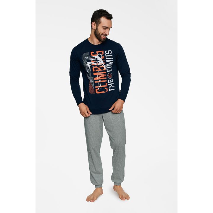 Pižama Blue-Navy Blue