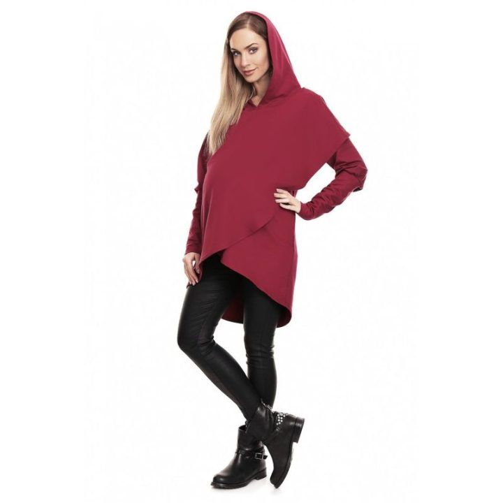 Megztinis nėštukėms PeeKaBoo – raudona