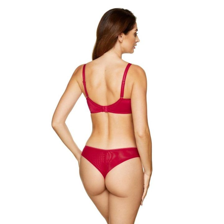 Pamela/B2 minkšta liemenėlė Gorteks – karminas