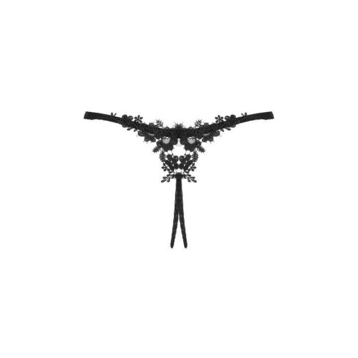 Stringai Celia Noir atverti
