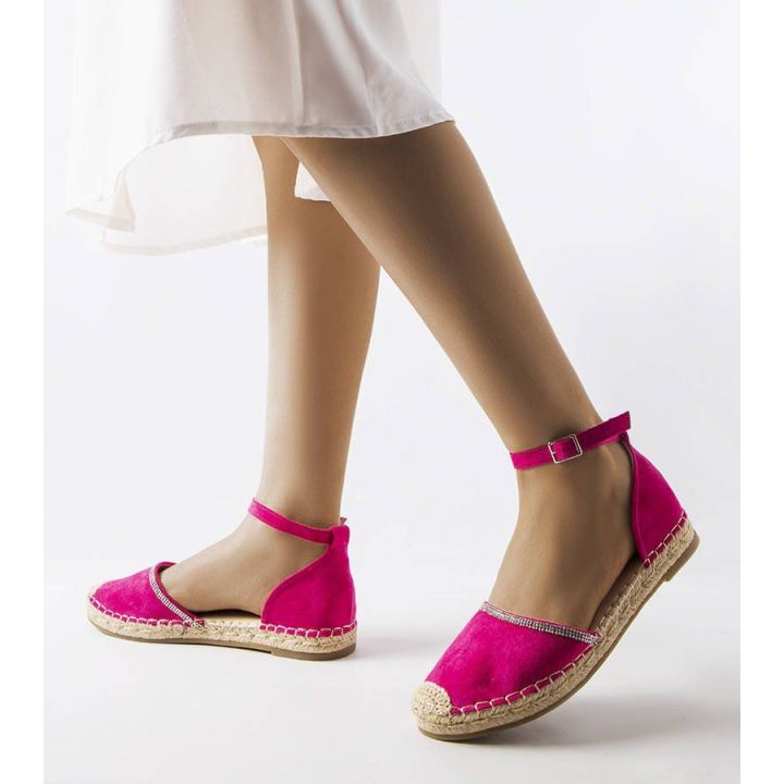 Rožinės Licia espadrilės