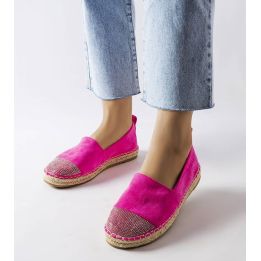 Rausvos platformos espadrilės Magali