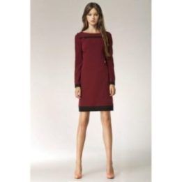 Suknelė maroon Nife – bordo