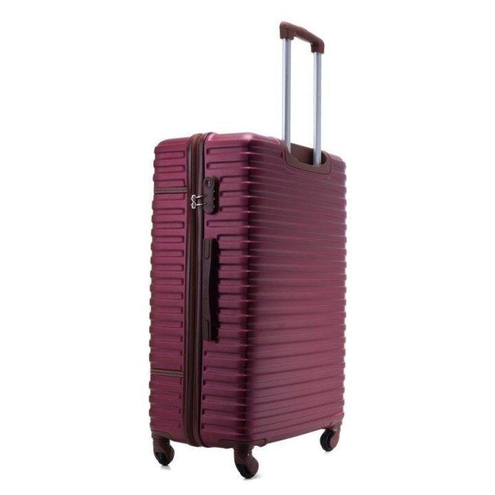 Vidutinis lagaminas 22' STL957 ABS burgundy