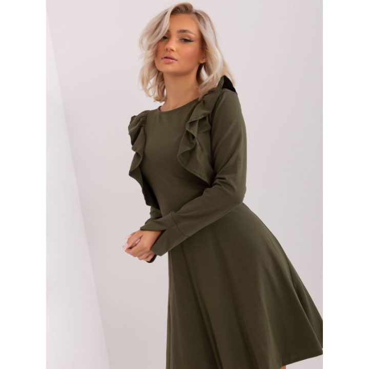 Suknelė chaki spalvos